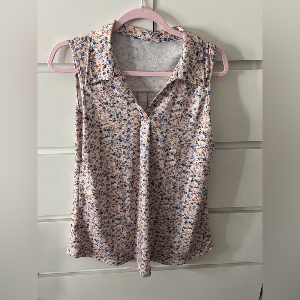 Collared Floral Dress